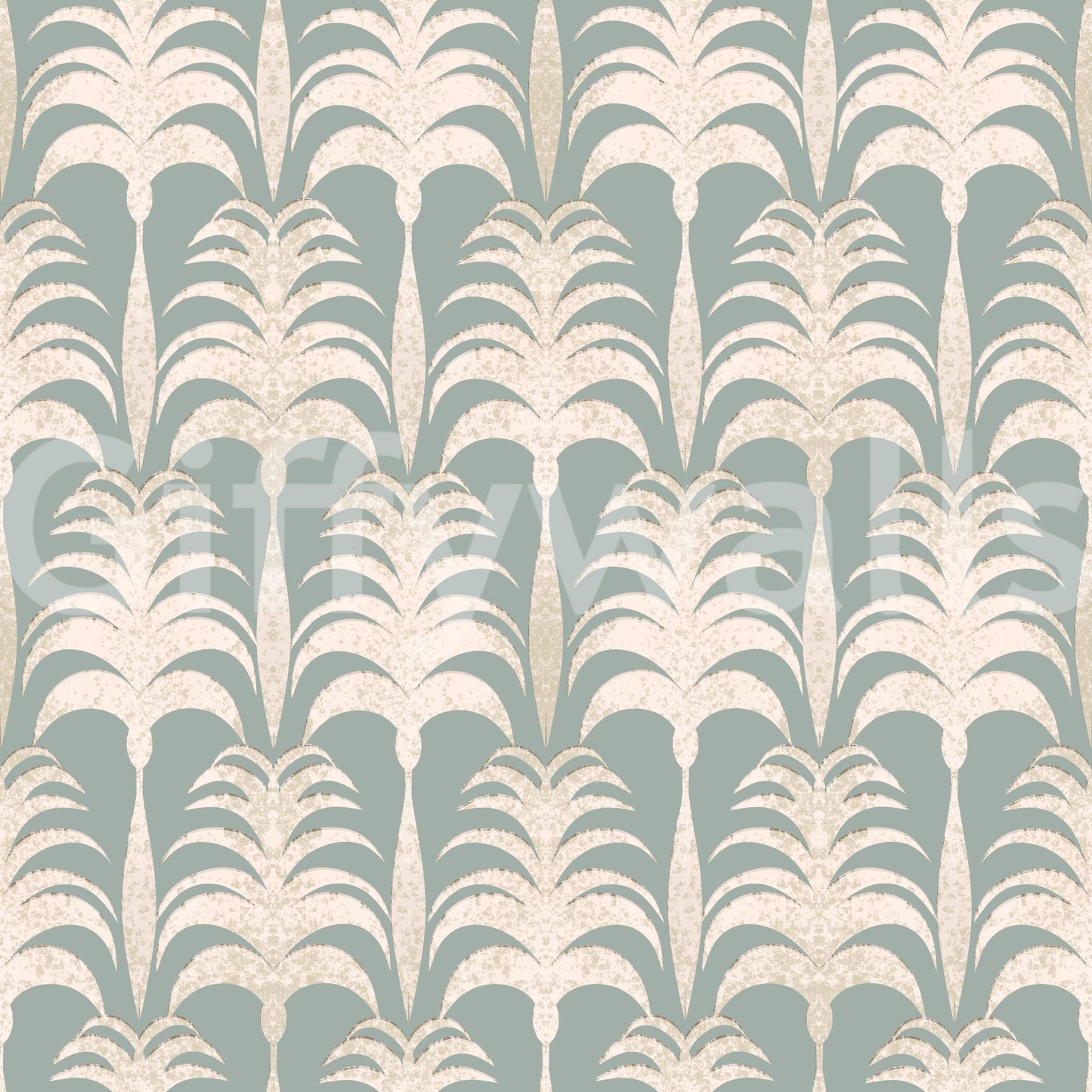 Palm Frond Echo Wallpaper