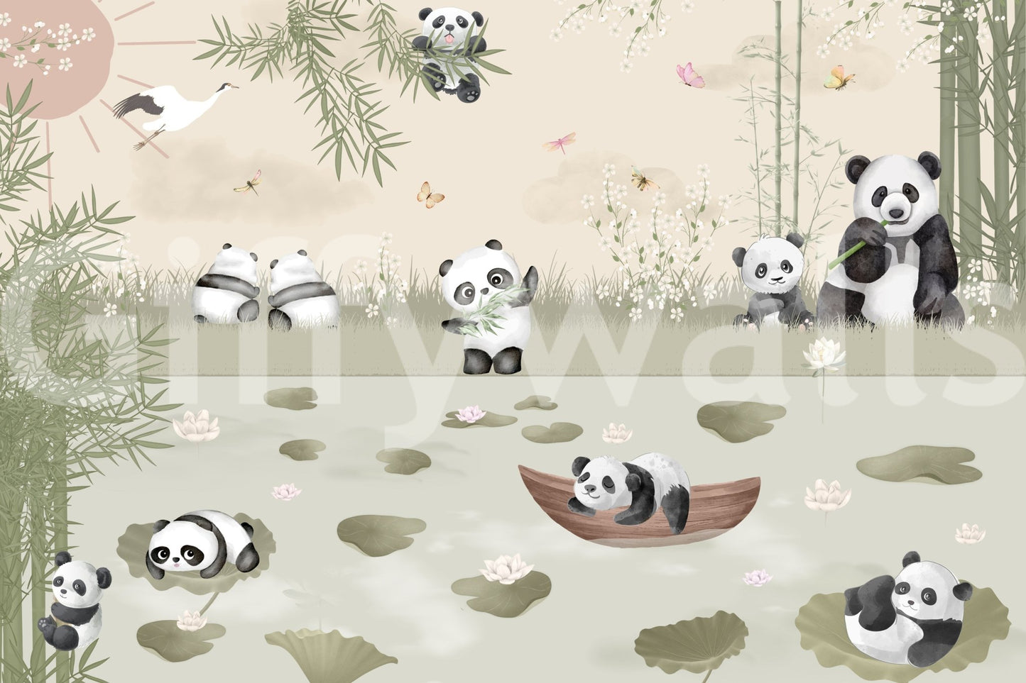 The overall image has a happy, calm mood.