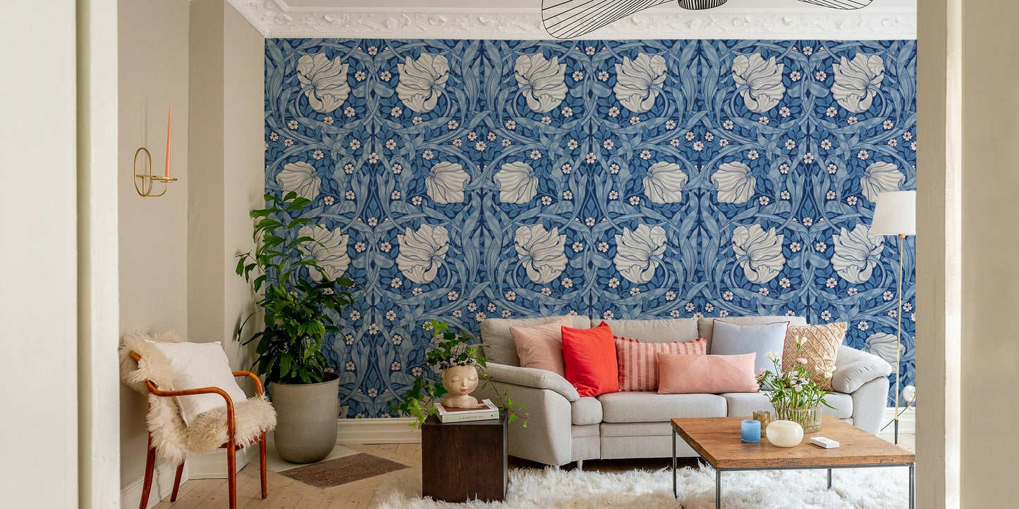 Soft, intricate Pimpernel wallpaper perfect for home decor.