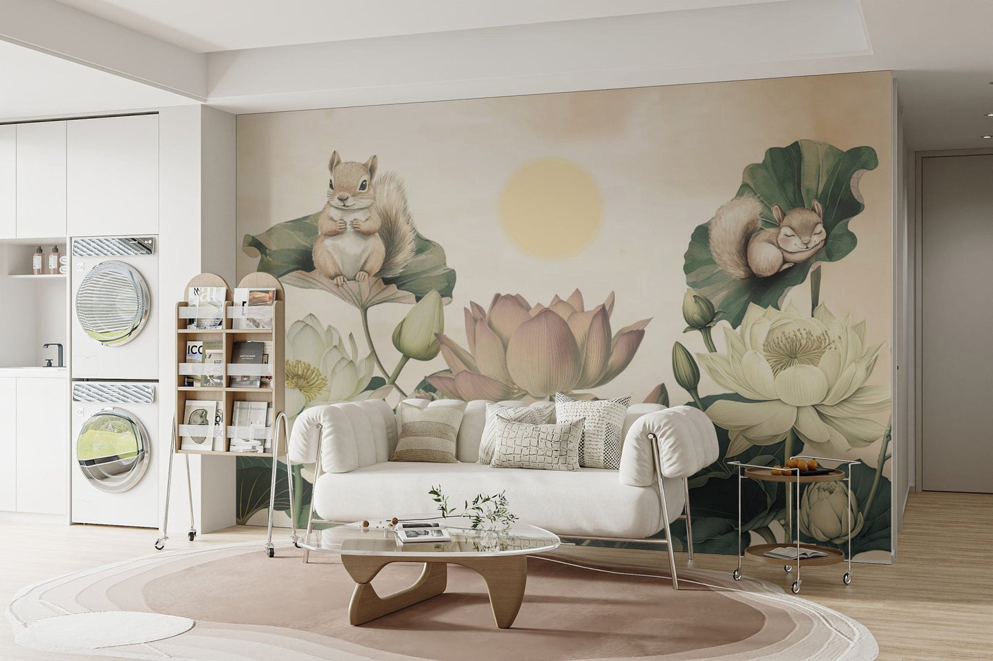 Lotus Blossom Wall Mural
