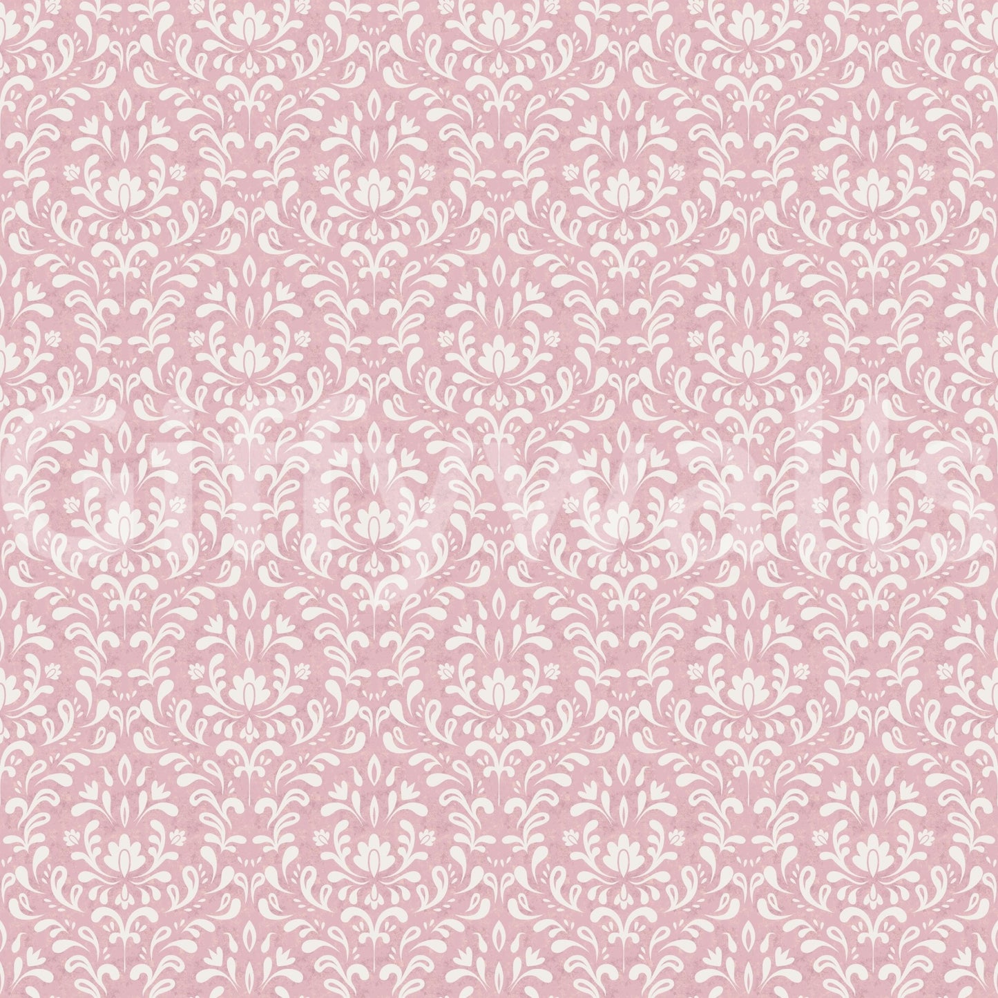 Soft pink floral wall mural for a balanced and airy study room, GD8362