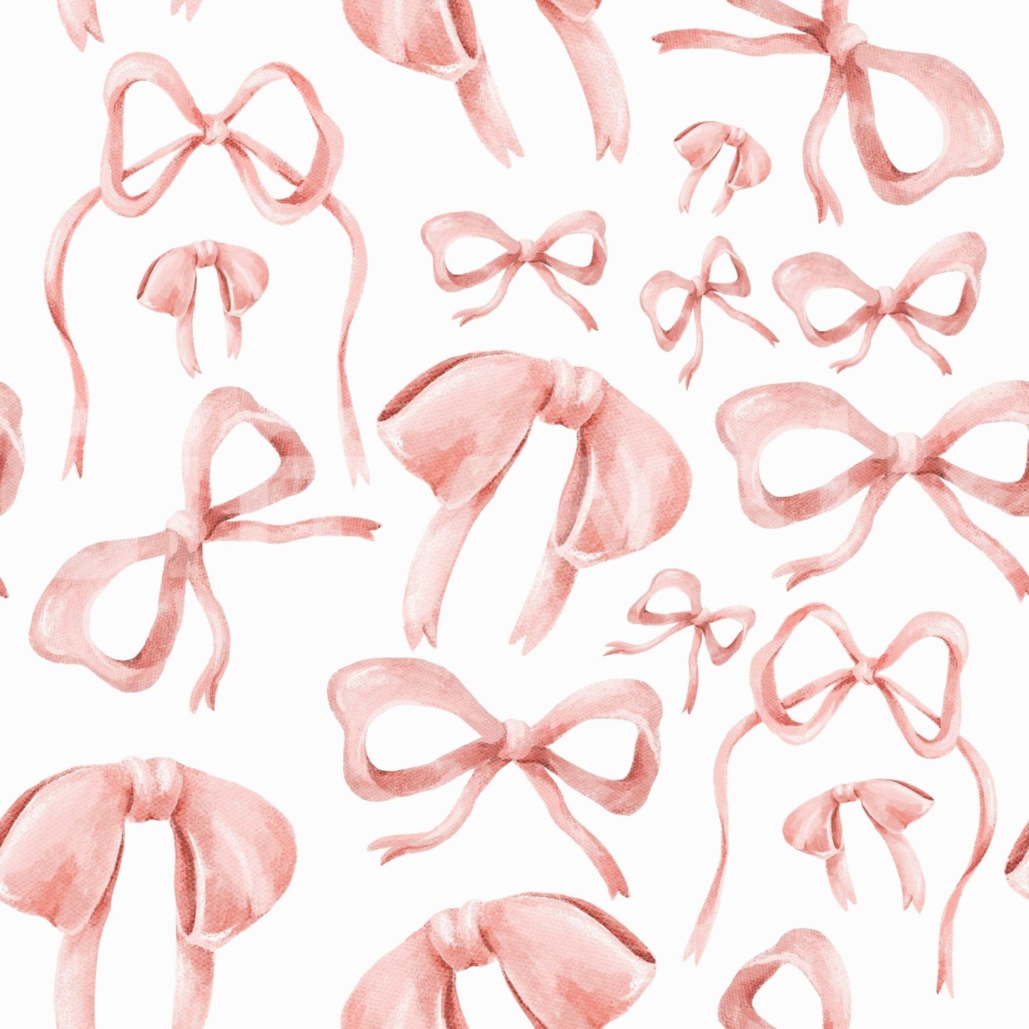 Girly pink ribbon design wallpaper for walls decor.