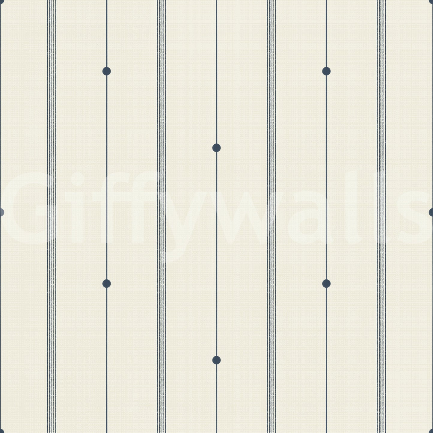 Soft and chic buttercream-blue wallpaper with minimal stripes.