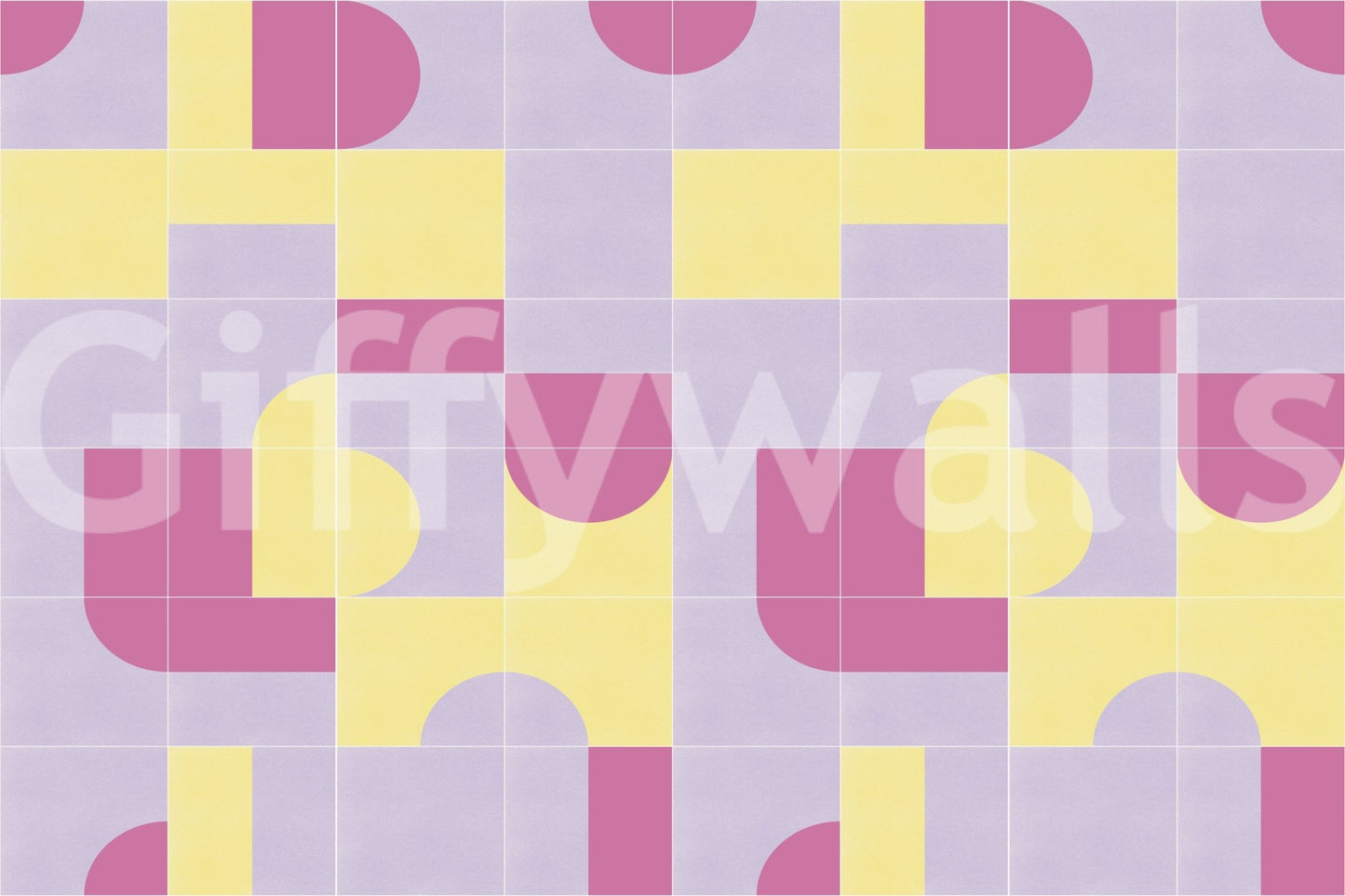 Tile-inspired wall design for relaxed spaces