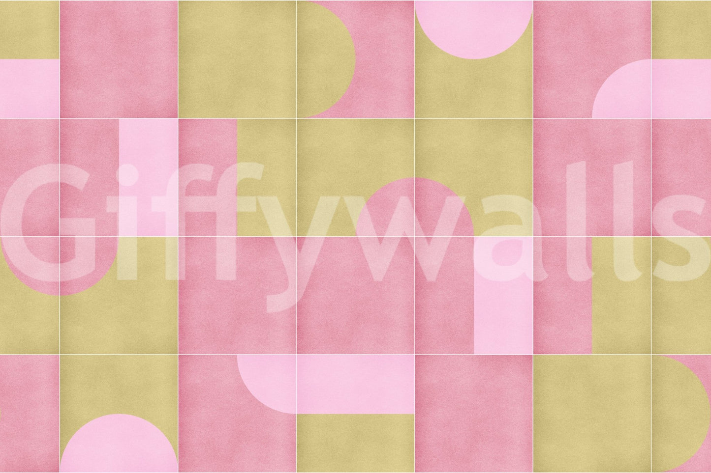 Decorative tile design wallpaper in vintage style