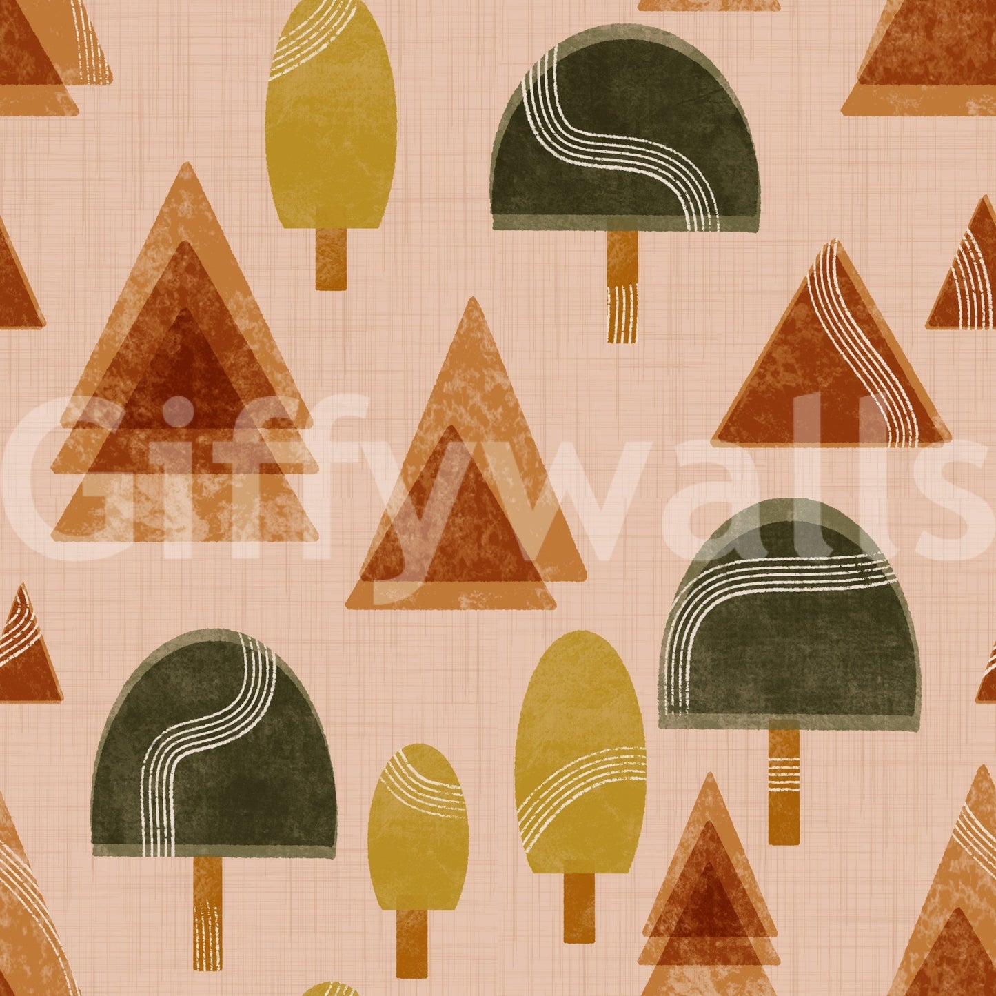 A high-quality minimalist wall mural for walls., GD5390