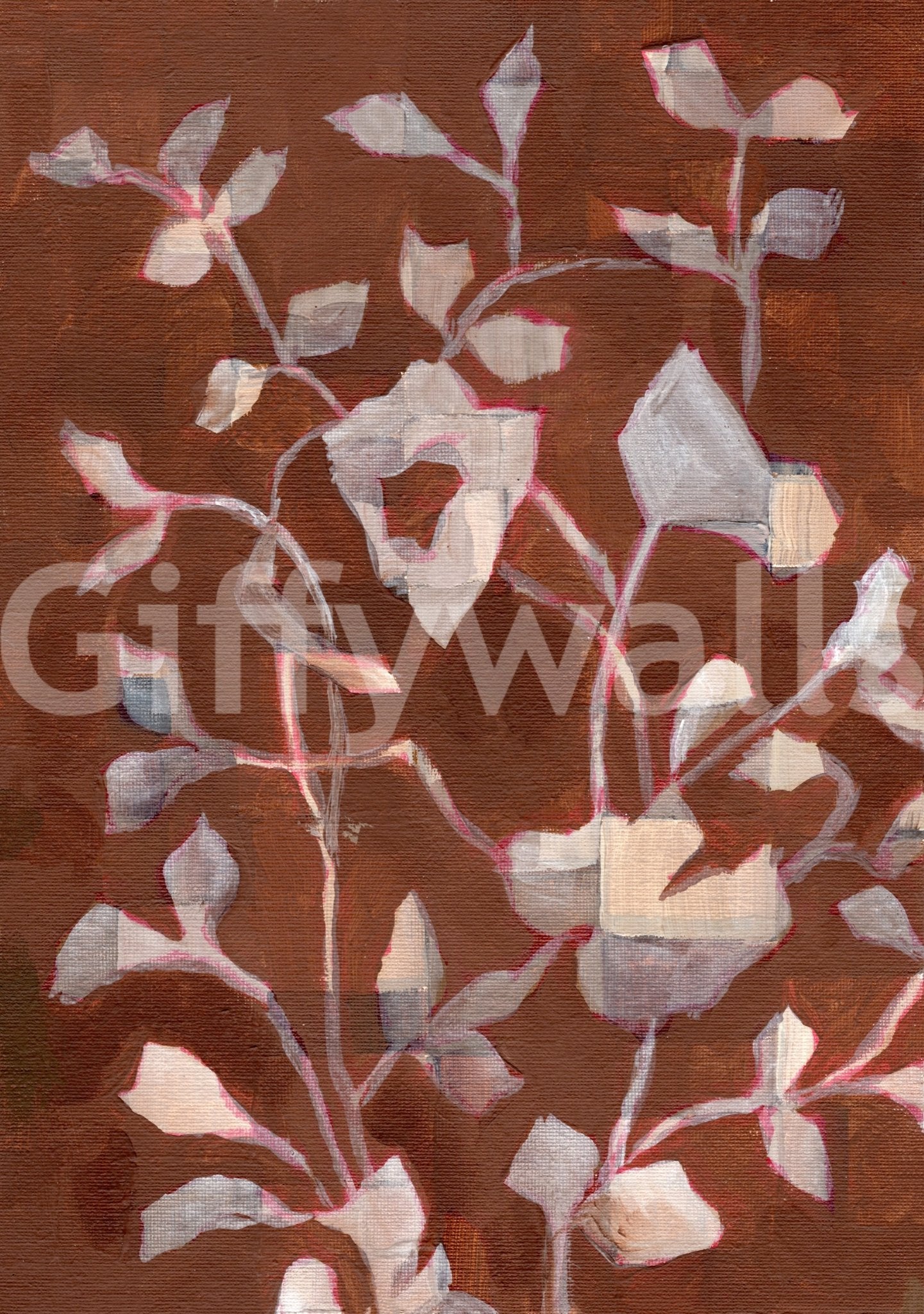 Stylish wallpaper for walls with farmhouse style