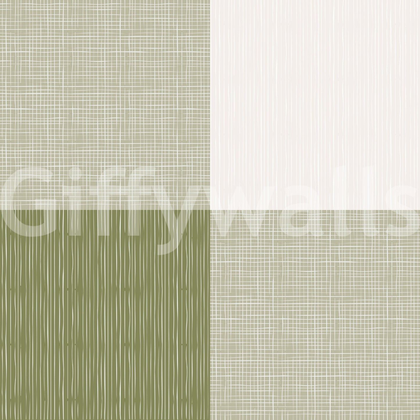 Subtle olive wallpaper mural GD696