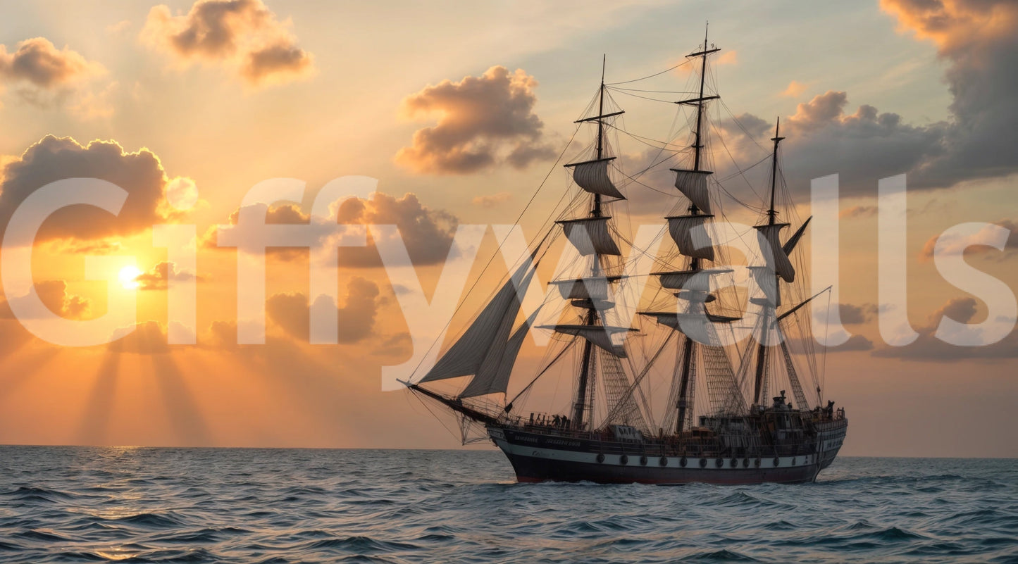 The design is non-realistic and interpretive.