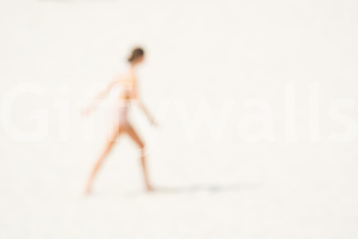 A high-quality serene beach wall mural for walls.
