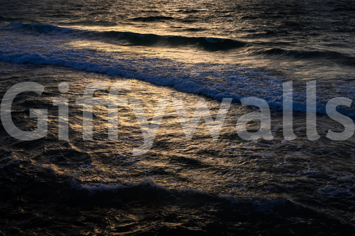 A high-quality serene beach wall mural for walls.
