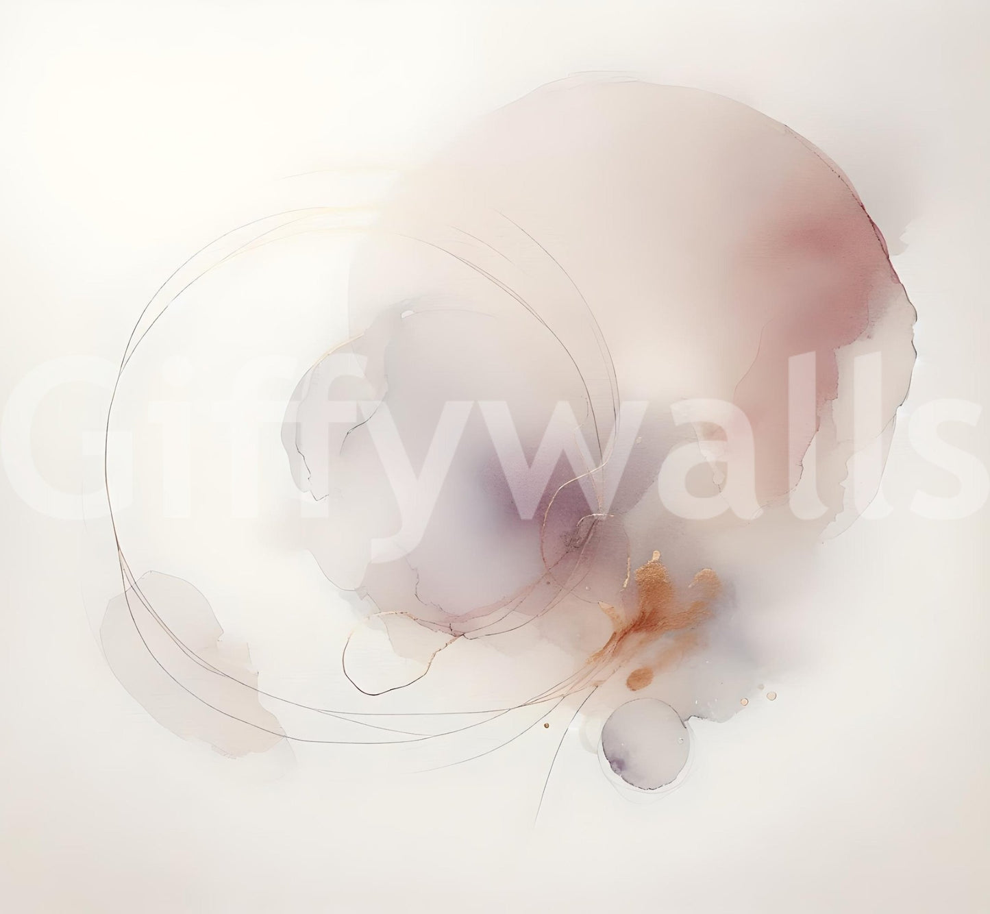 Serene Drift Mural, a serene oceanic wall design