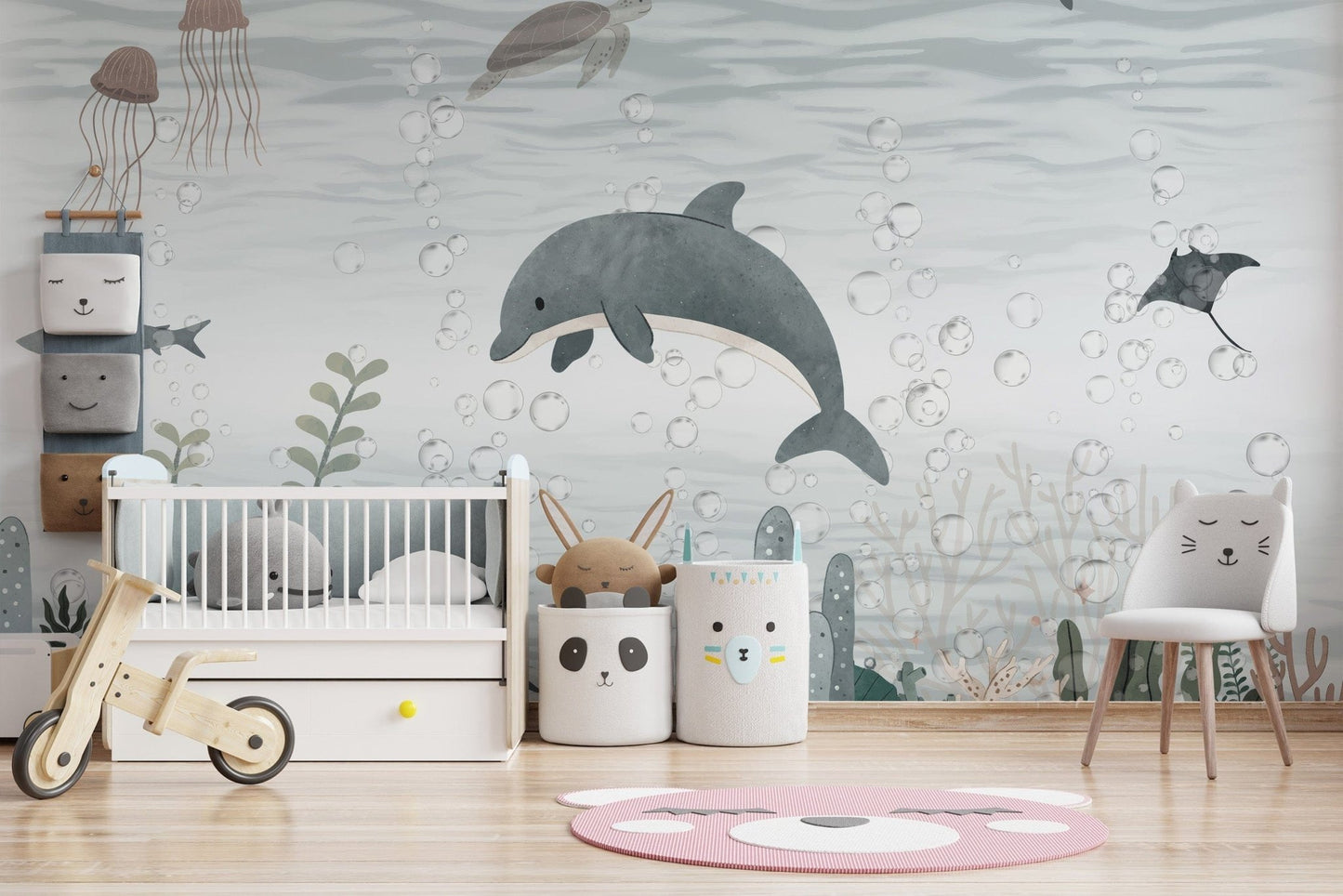 Harmony in Ocean Depths Wall Mural C182