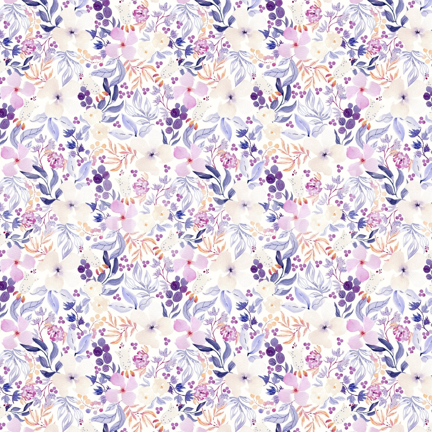 Watercolor bloom wall mural with a peaceful vibe