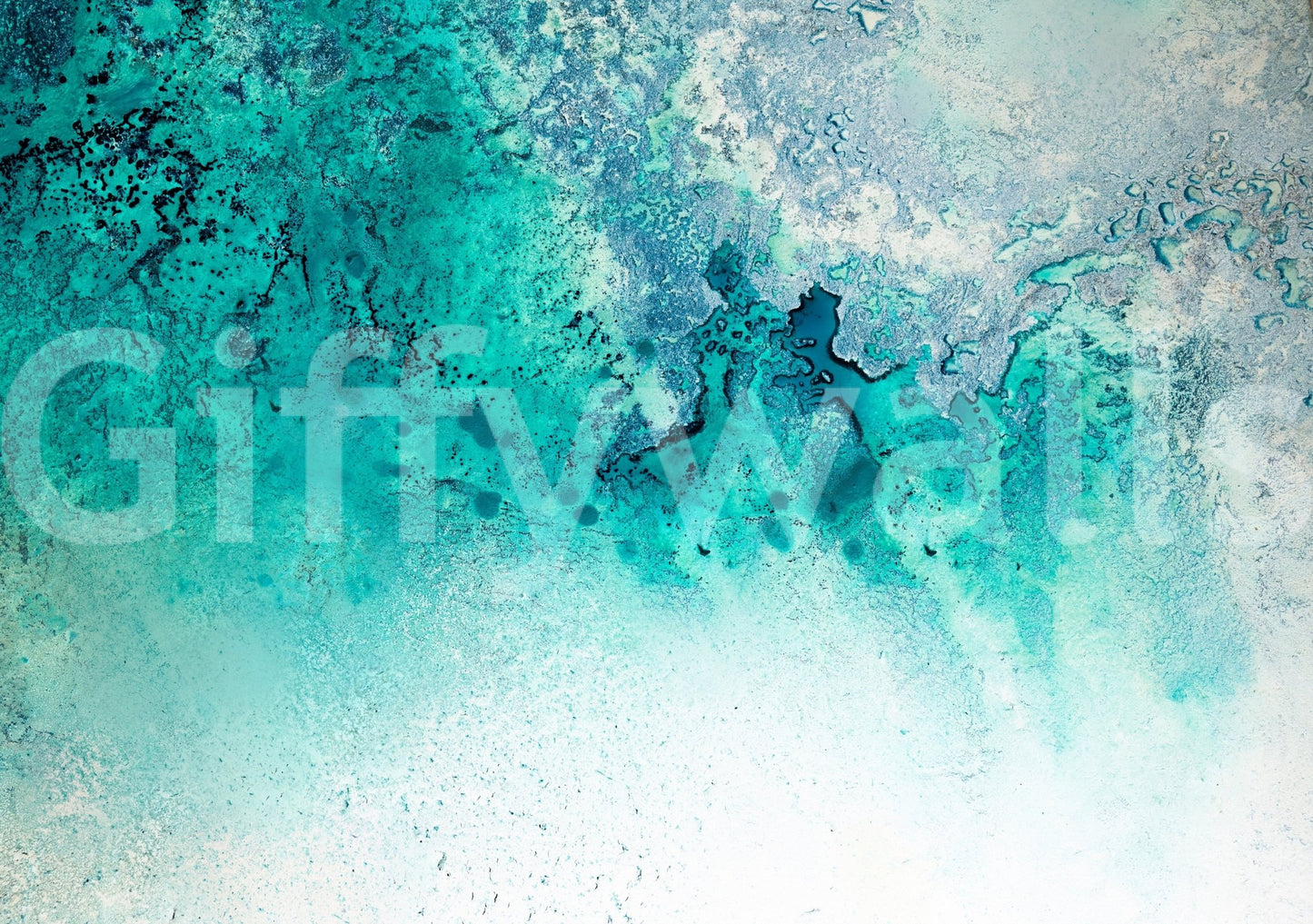 A high-quality serene ocean wall mural for walls.