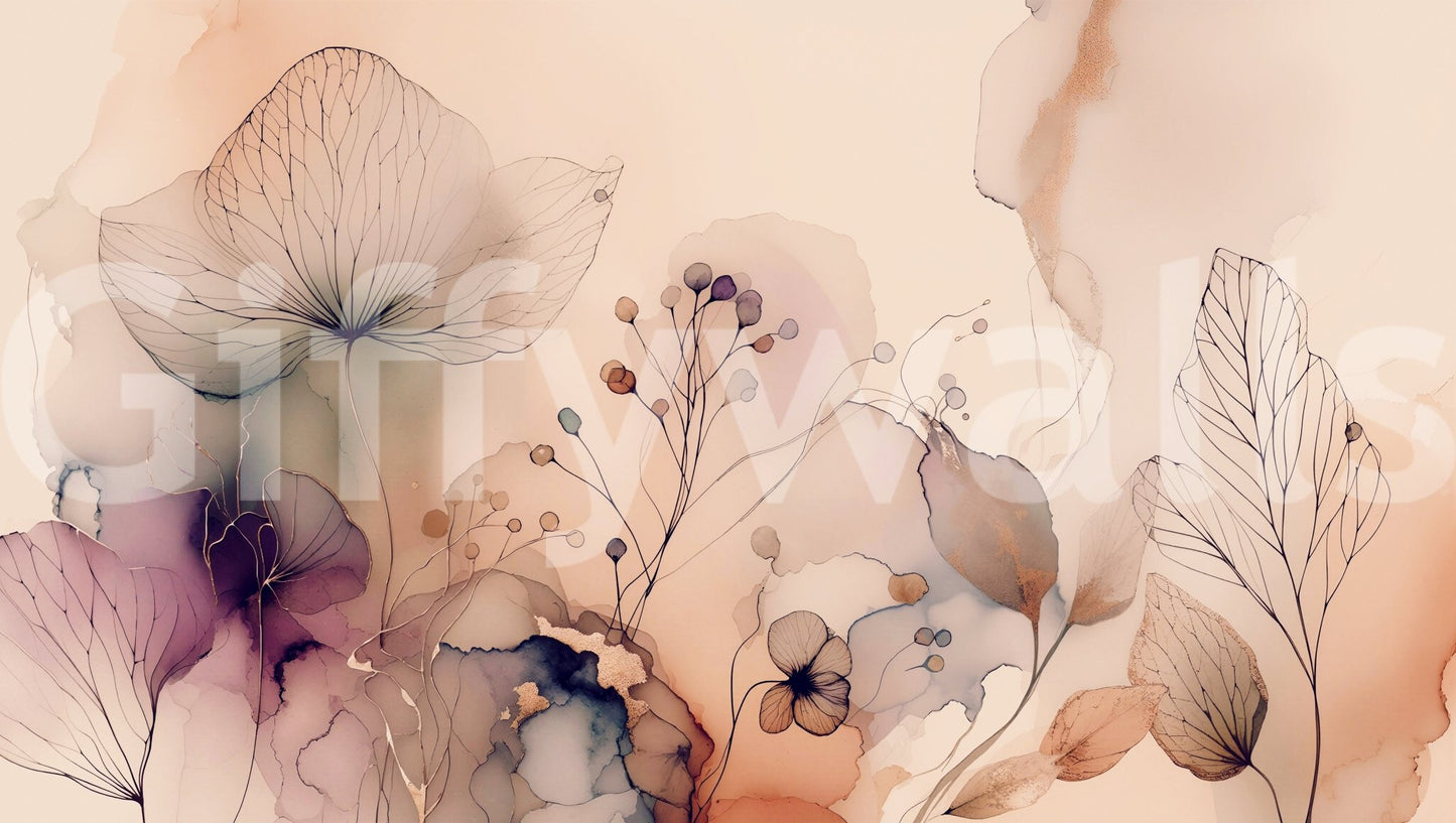 This wallpaper is suitable for a bedroom, a living room, or a serene study.