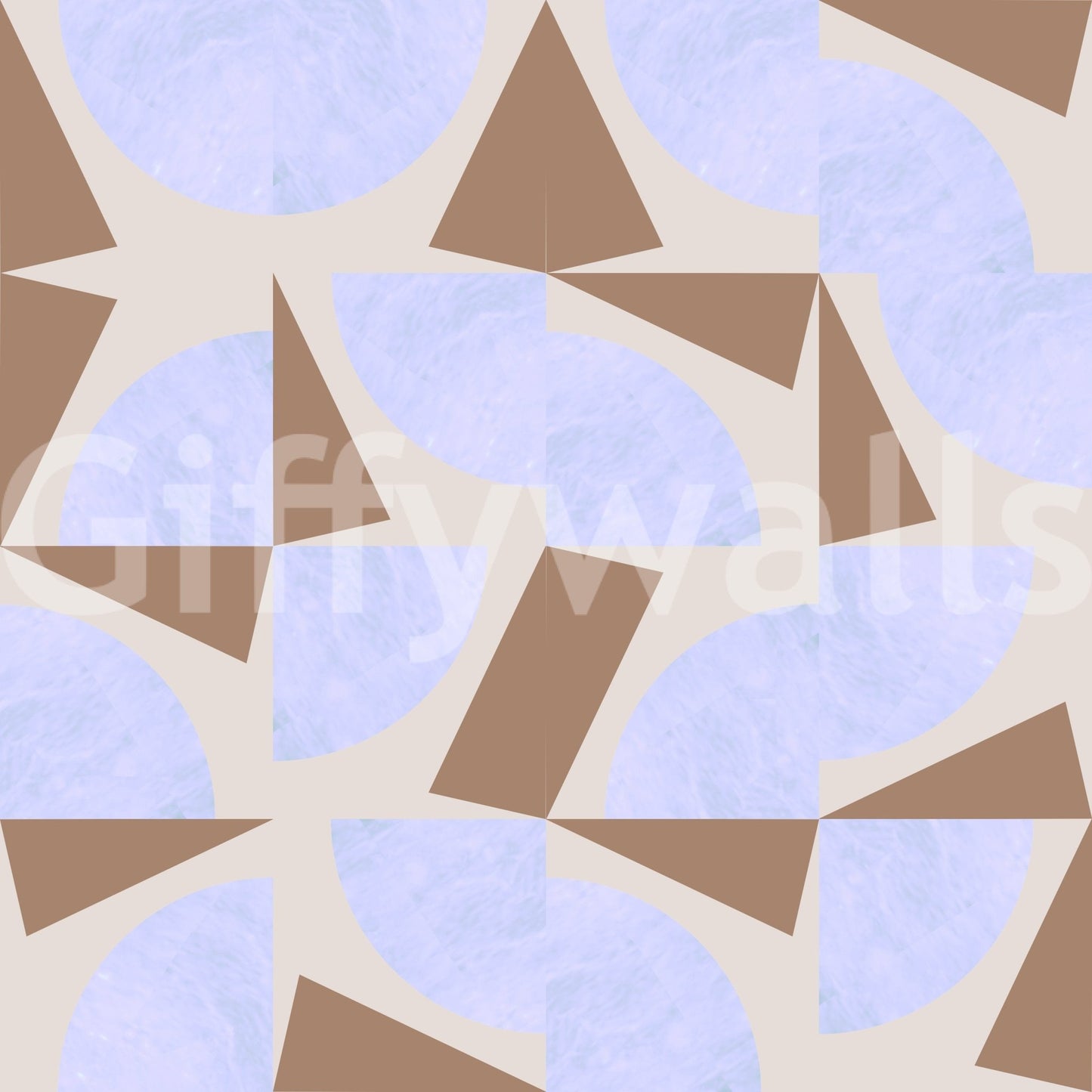 Shapescape rustic ochre shapes wallpaper for walls., GD7466