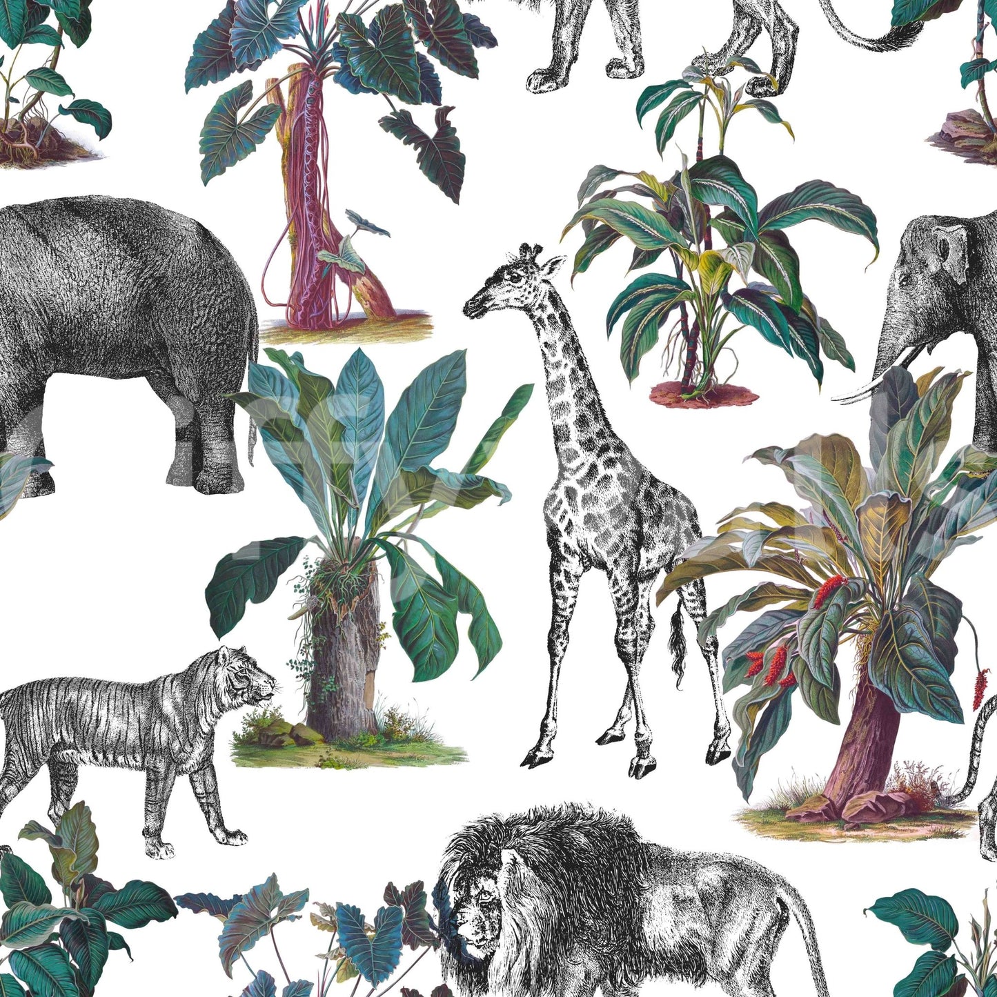 Organic wall pattern evoking calm, forested ambiance, GD2182