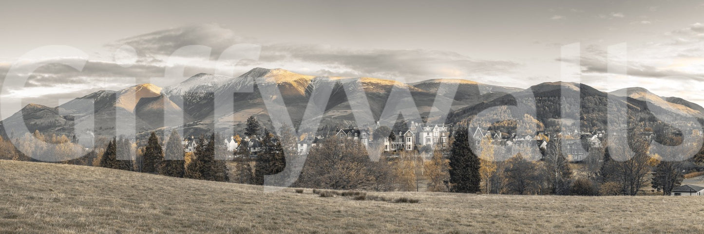 Panoramic view of Skiddaw wall mural