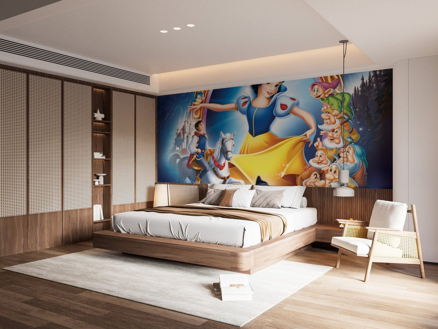 Snow White adventure wallpaper mural for fairytale vibes