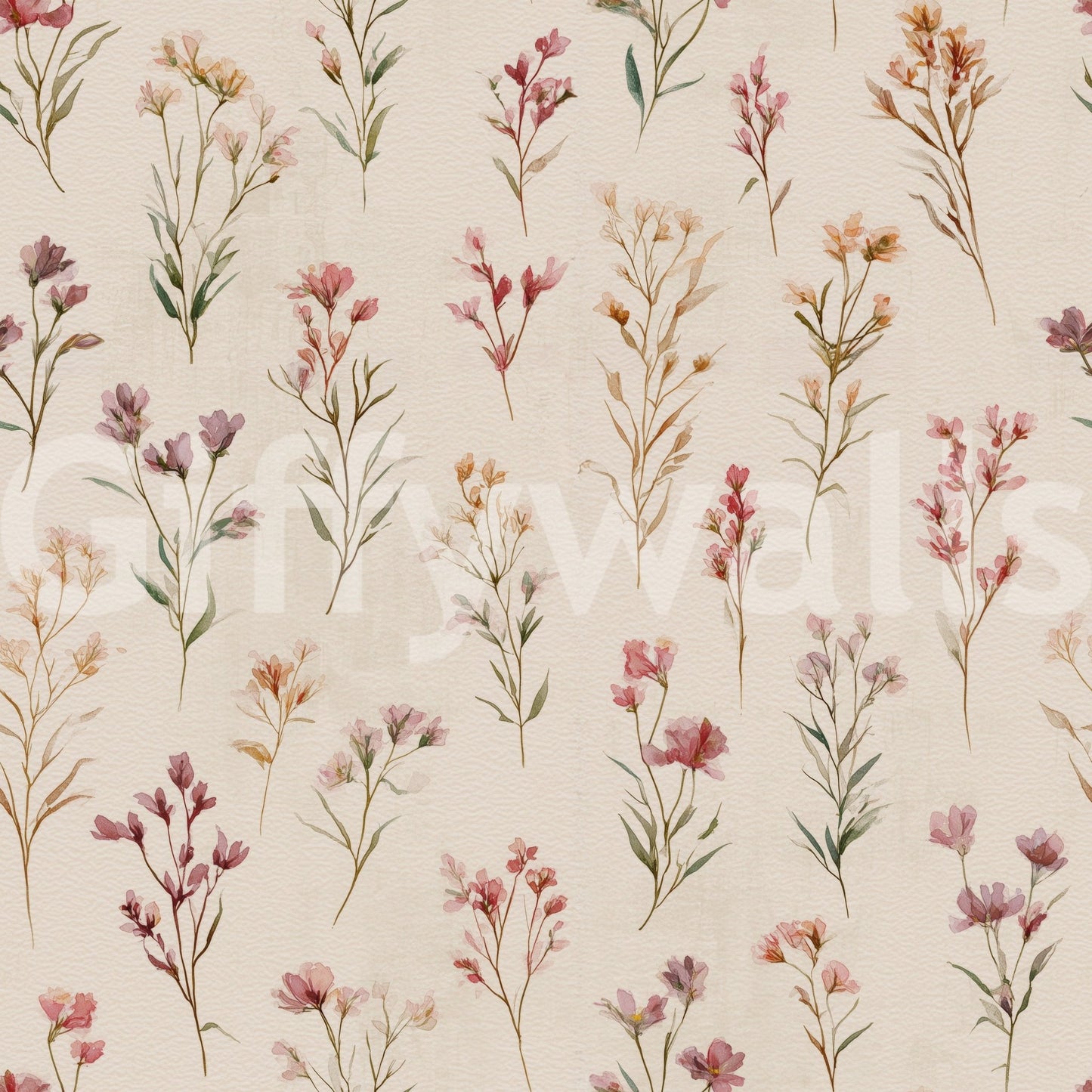 Soft Floral Whispers Wallpaper