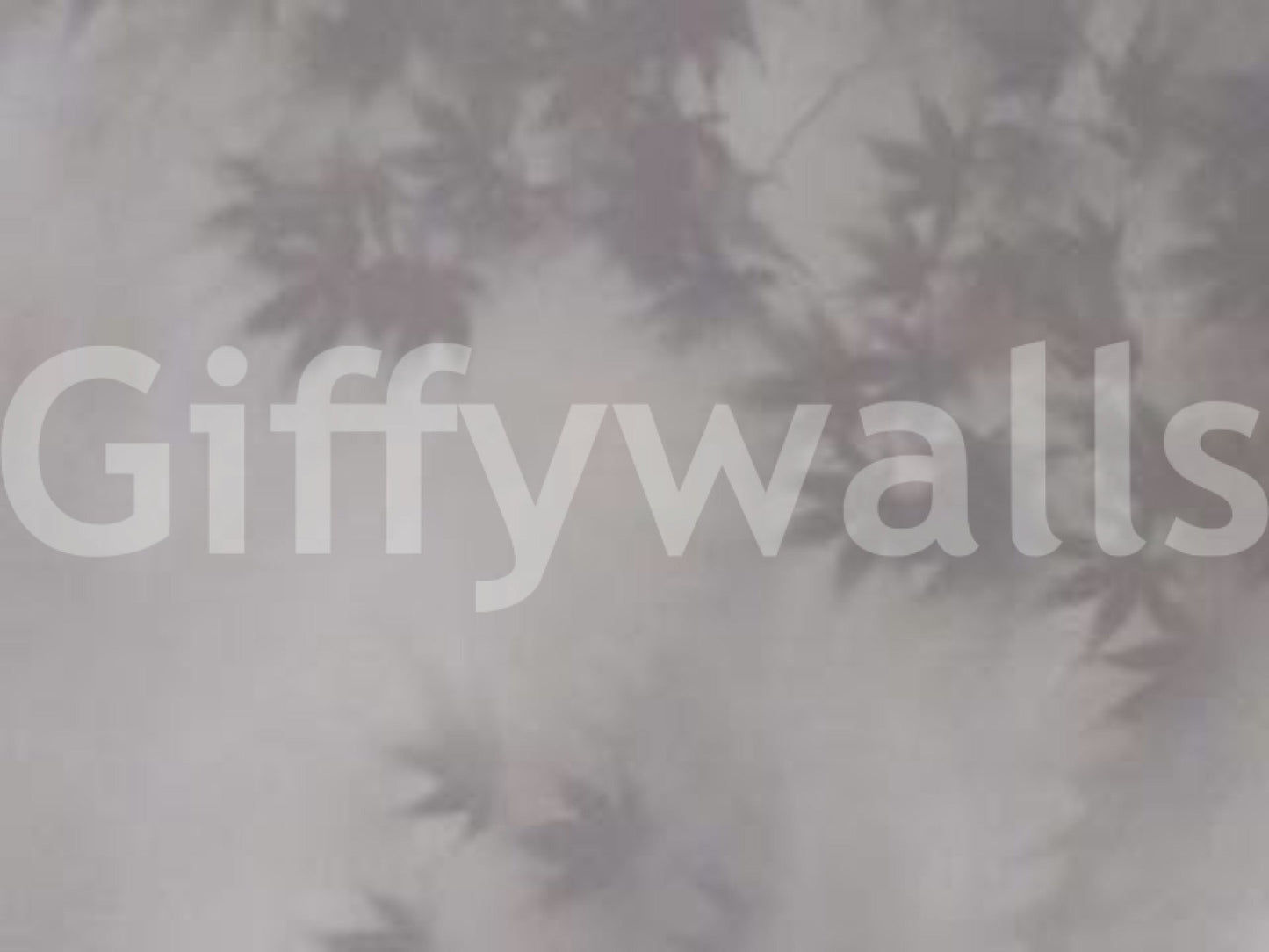 Minimalist hazy foliage wallpaper for quiet study rooms.