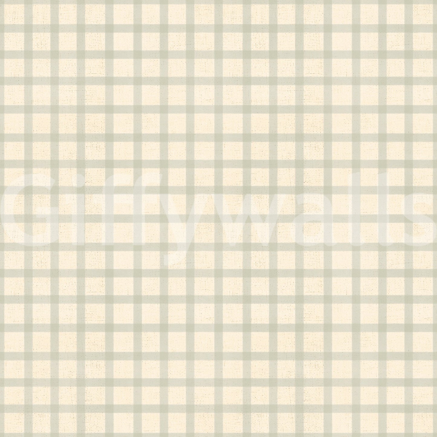 Canvas-style Soft Gingham On Canvas Muted Wallpaper with muted checked pattern GD9214