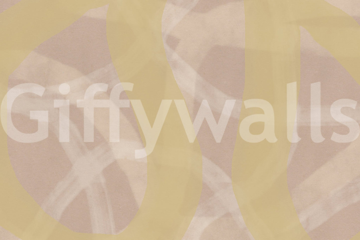 An artistic minimalist form mural for home decor.