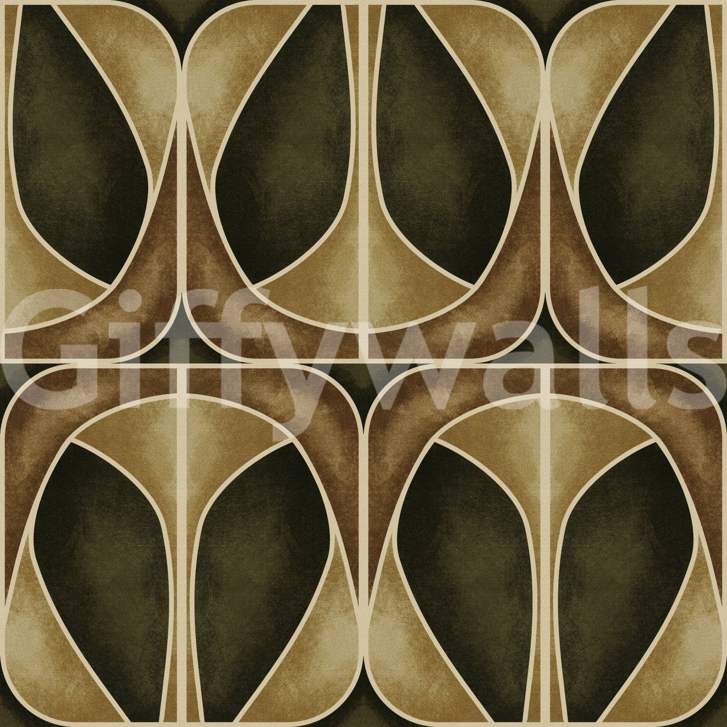 Luxury textured aesthetic Softy Dèco Geometries Gold Chic wallpaper., GD7437