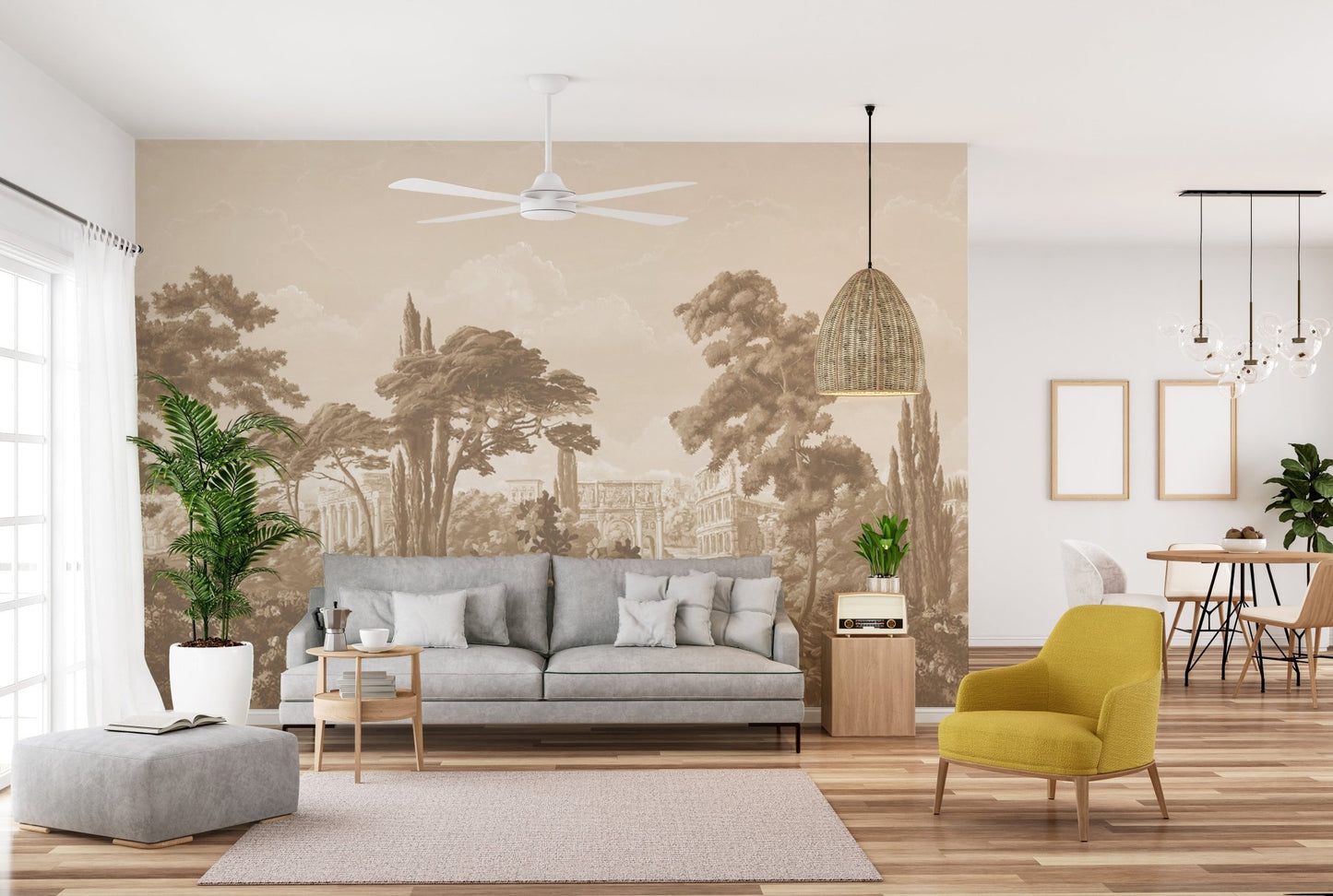 Peaceful Ancient Sanctuary Wallpaper