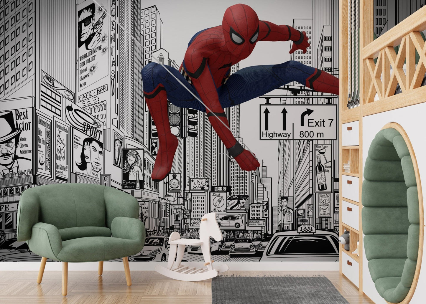 Bold Spider-Man Adventure Wallpaper