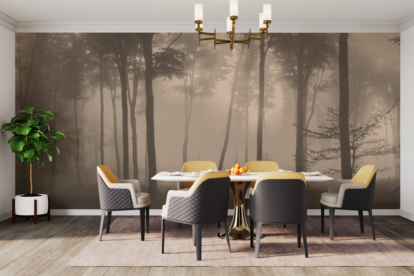 Spooky Haunted Halloween eerie wallpaper for walls