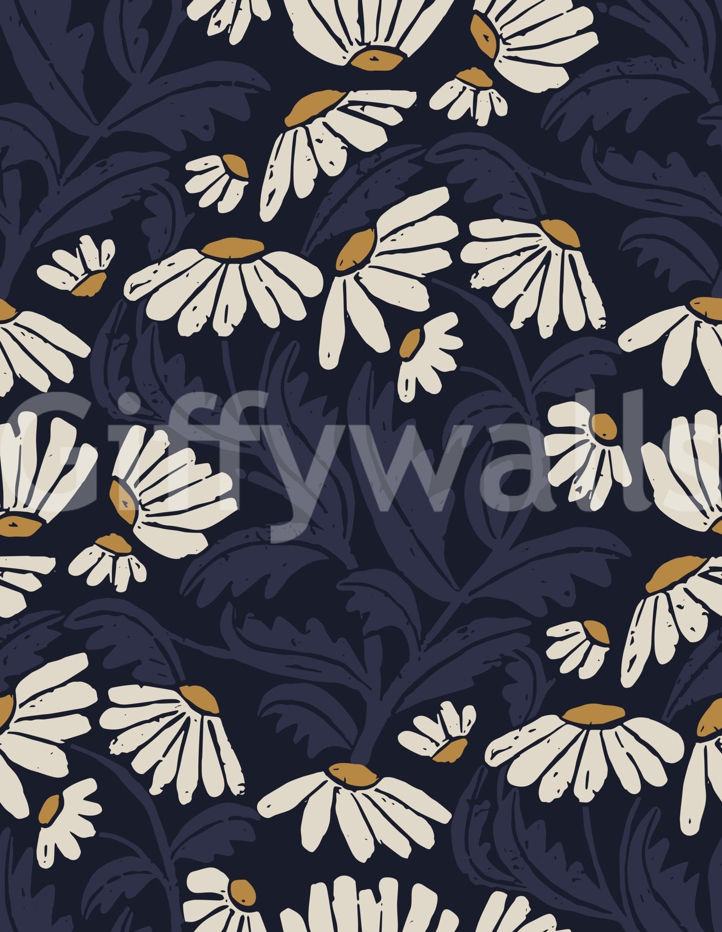 Starlight Daisies Wallpaper