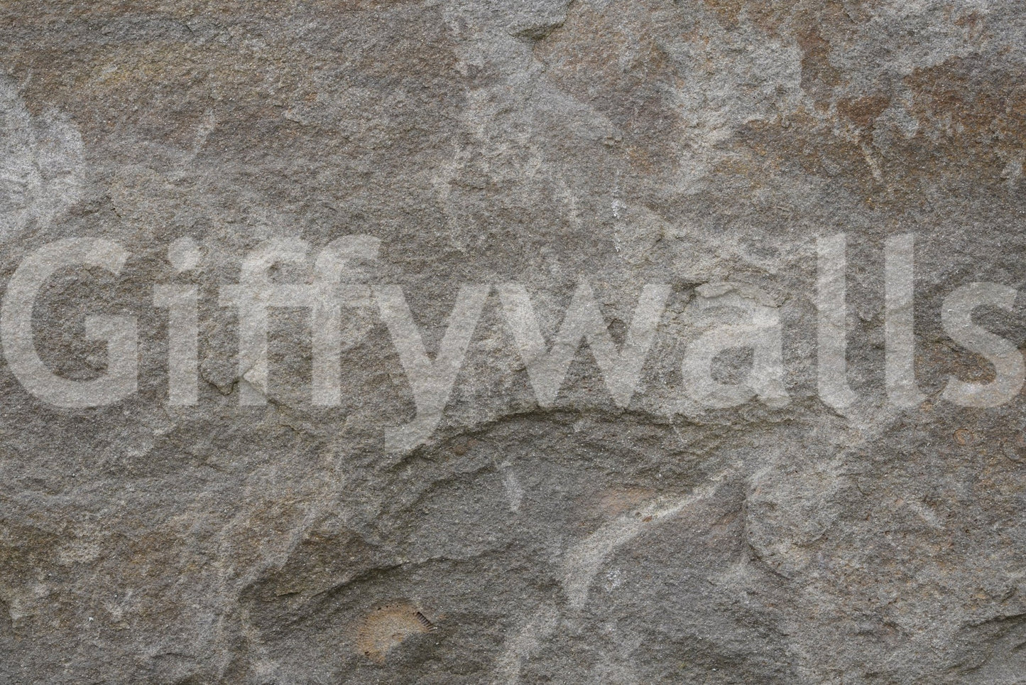 Mural showing light hitting the subtle stone texture