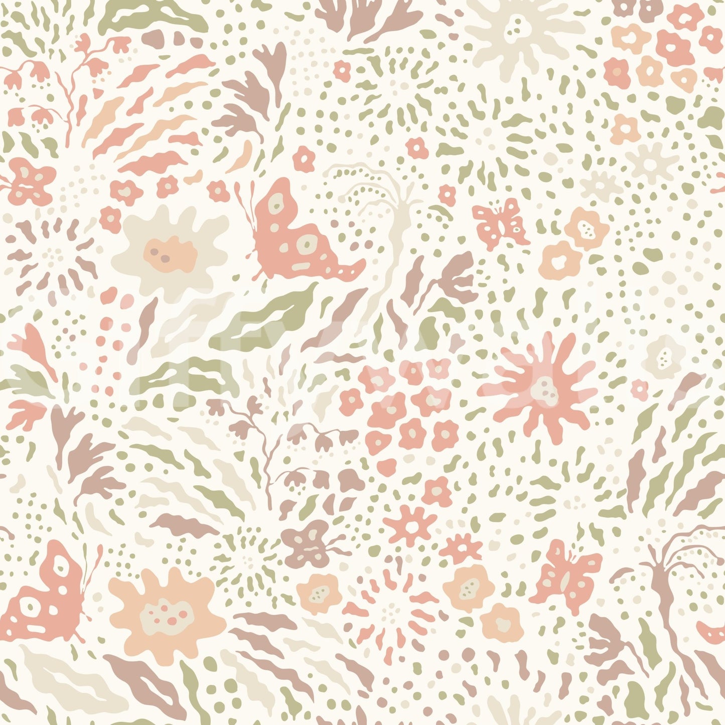 It provides a sweet and peaceful backdrop for the room.