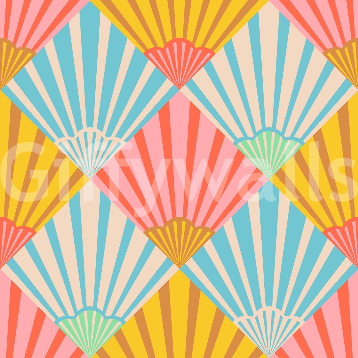 The design is non-realistic and interpretive.