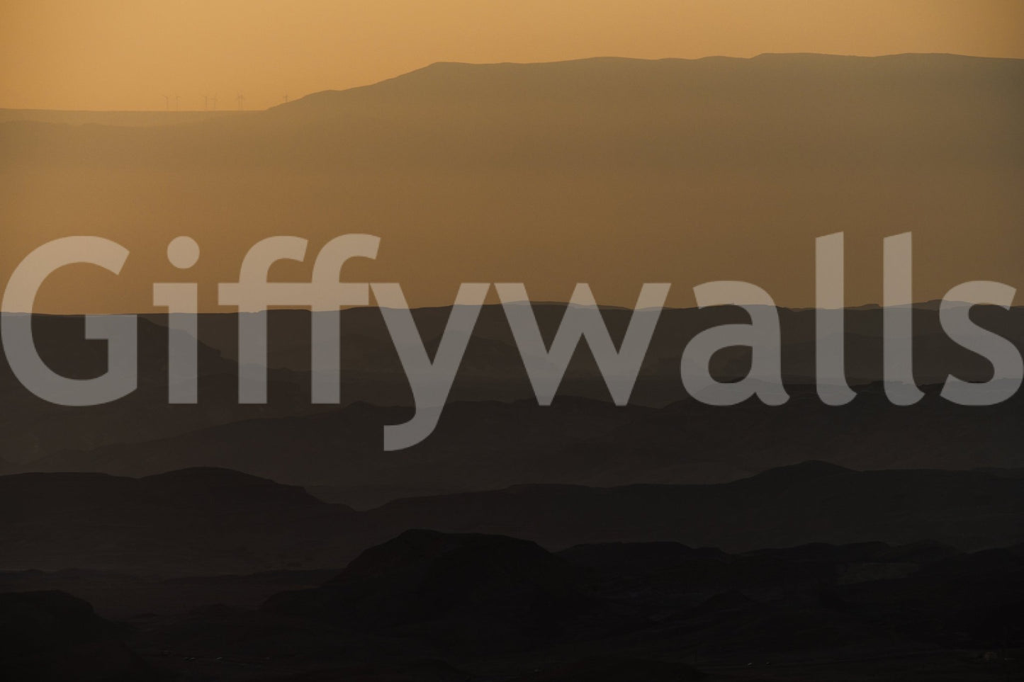 A high-quality serene desert wall mural for walls.