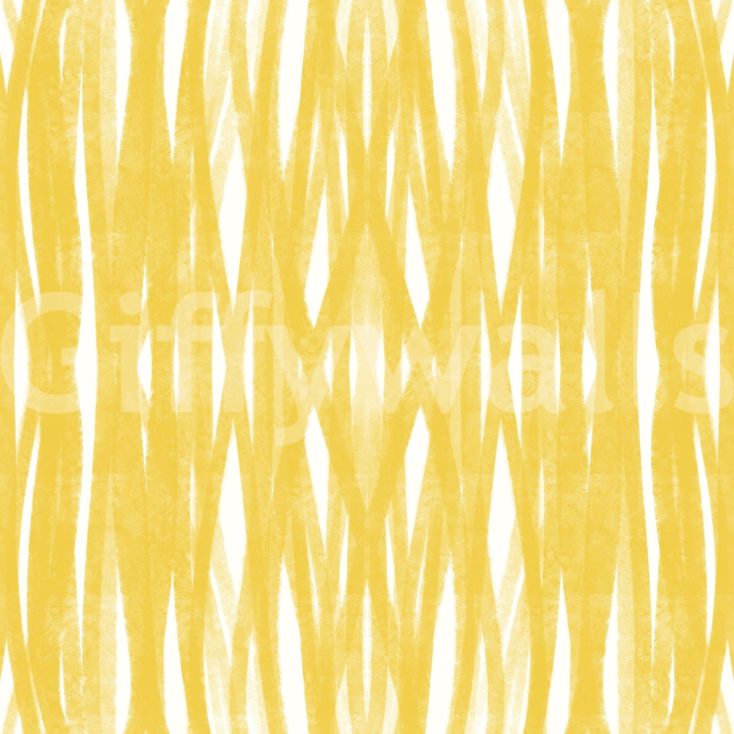 Abstract yellow strokes wallpaper for rooms