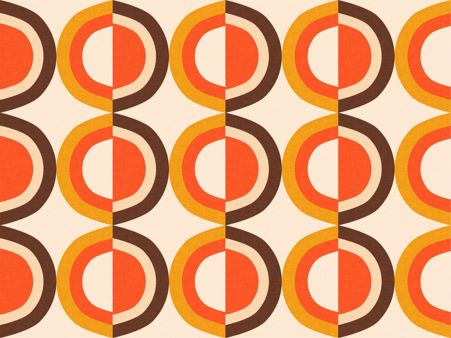 Mid Mod Classic Dots Beige Wallpaper - Giffywalls