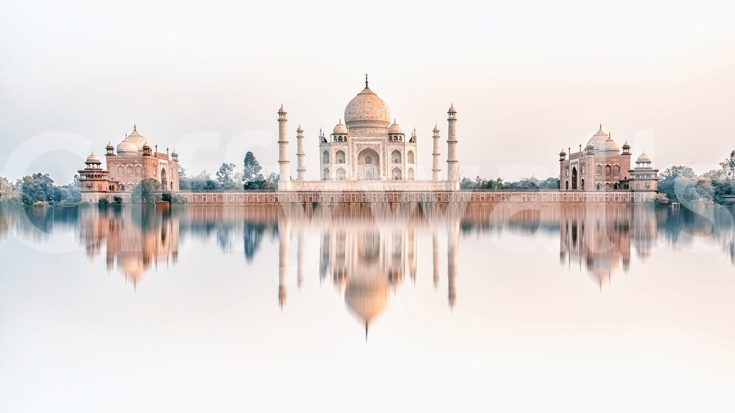 Taj Mahal Reflection Wall Mural