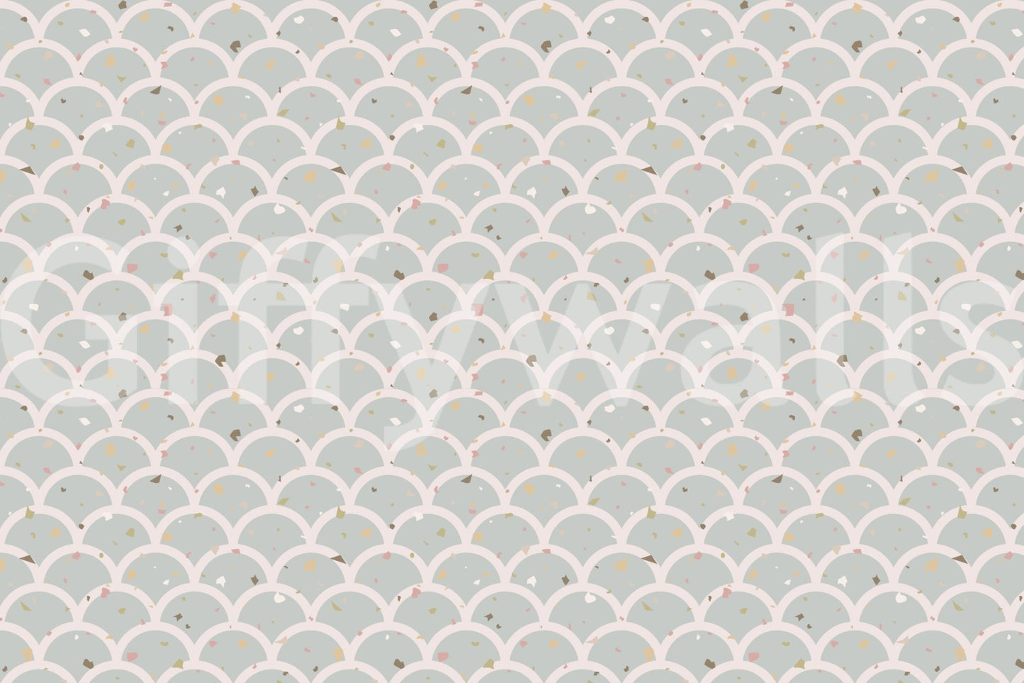 Terrazzo scales, peaceful and calm