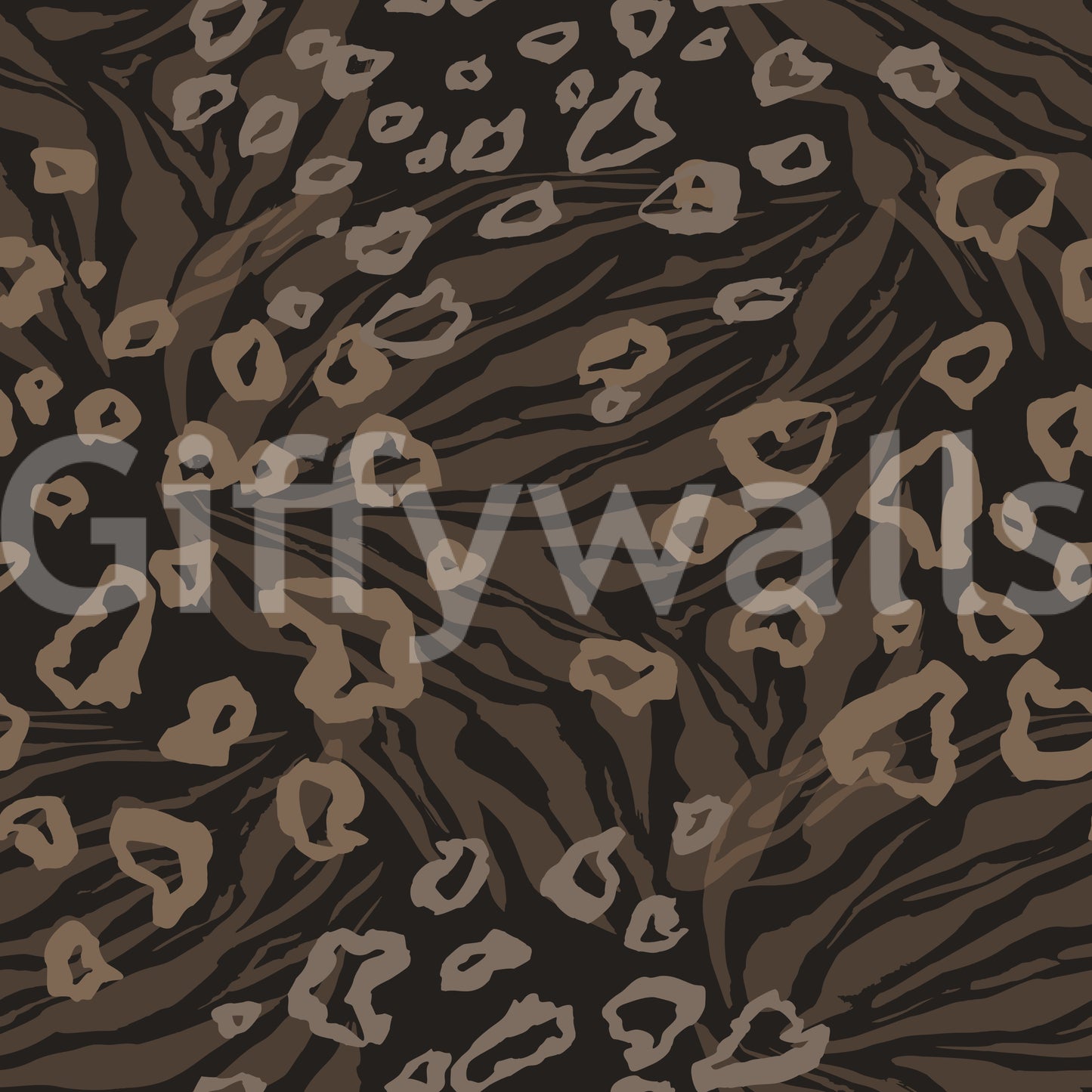 Textured Wildlife Wallpaper