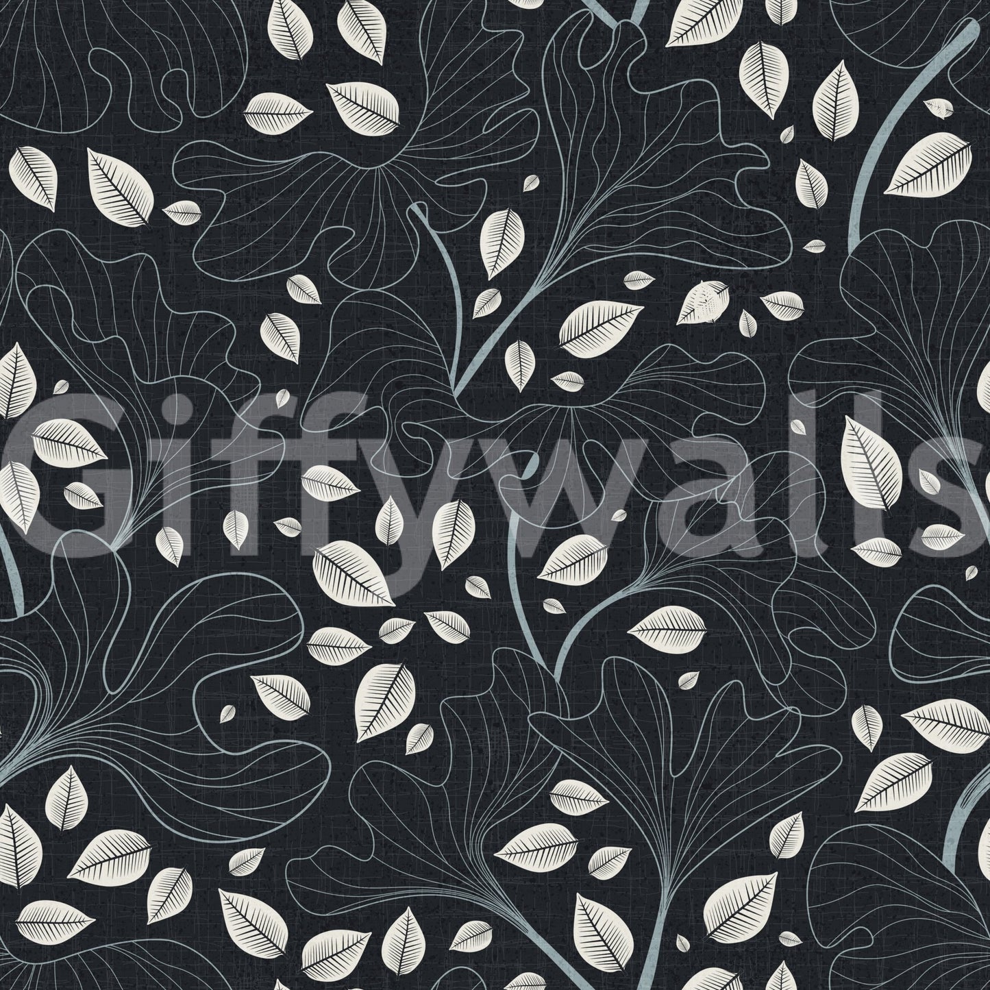 Unique leaf wallpaper with a creative twist.