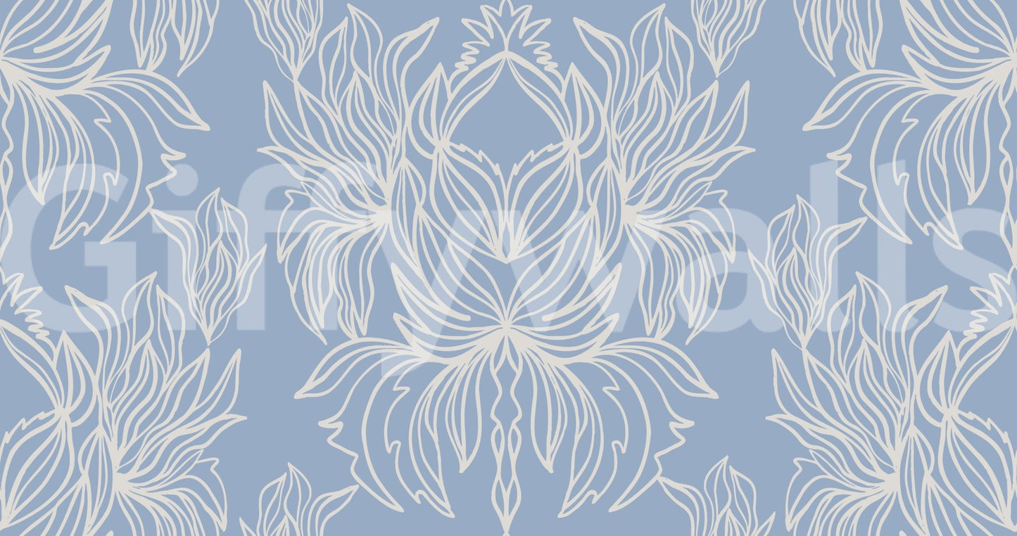 Tranquil Blooms wallpaper adding nature-inspired charm