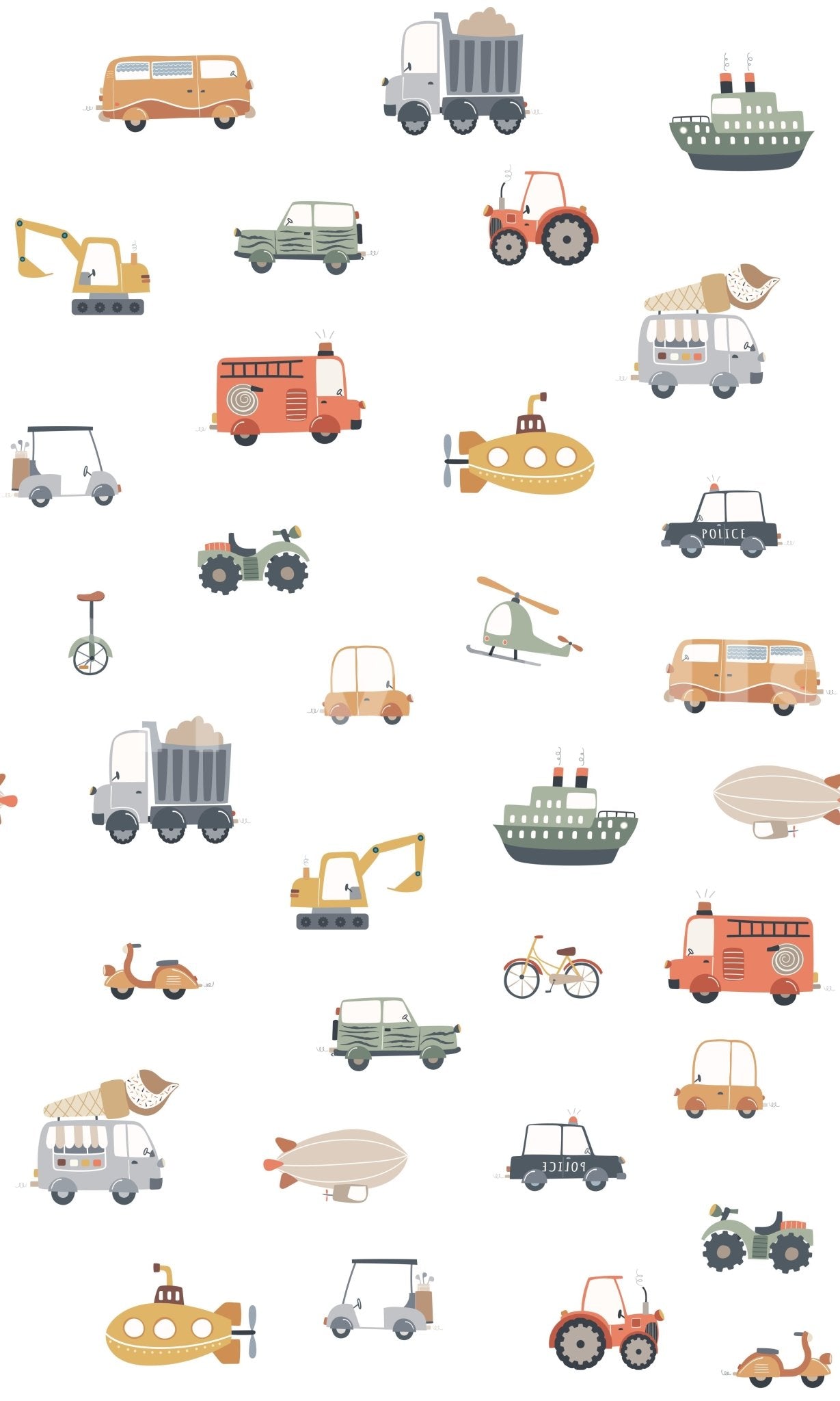 Transportation Fun Wallpaper