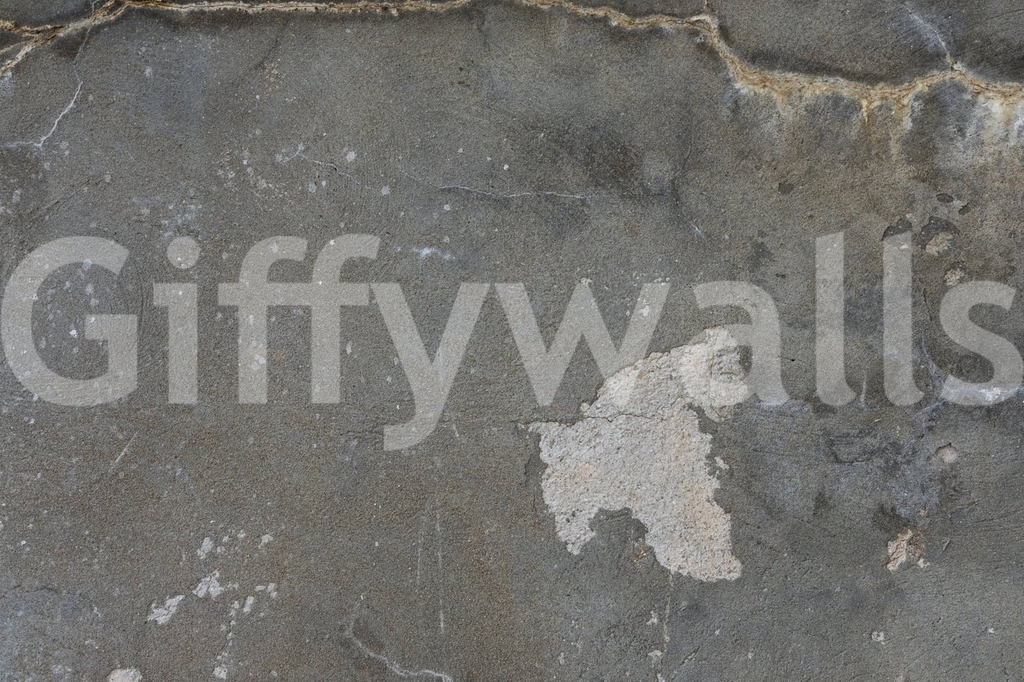 Urban Gray Industrial Wall Wall Mural in a contemporary study.