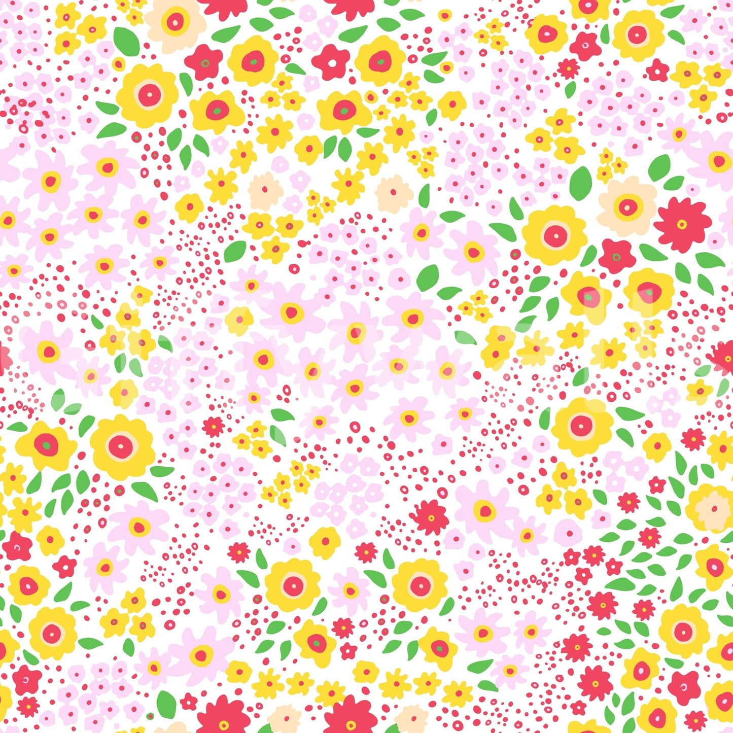 Wallpaper for walls with a delicate floral print