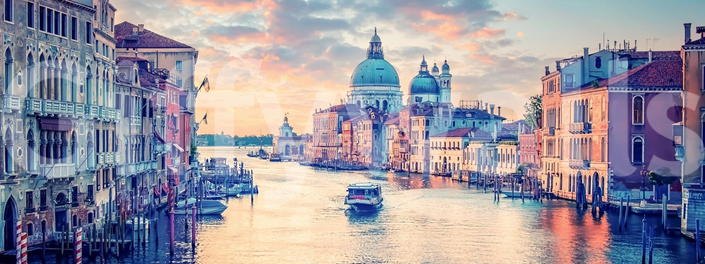 Venetian Dreamscape wall mural showcasing timeless stone masonry.