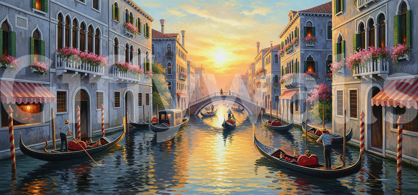 Venetian serenade, peaceful and calm