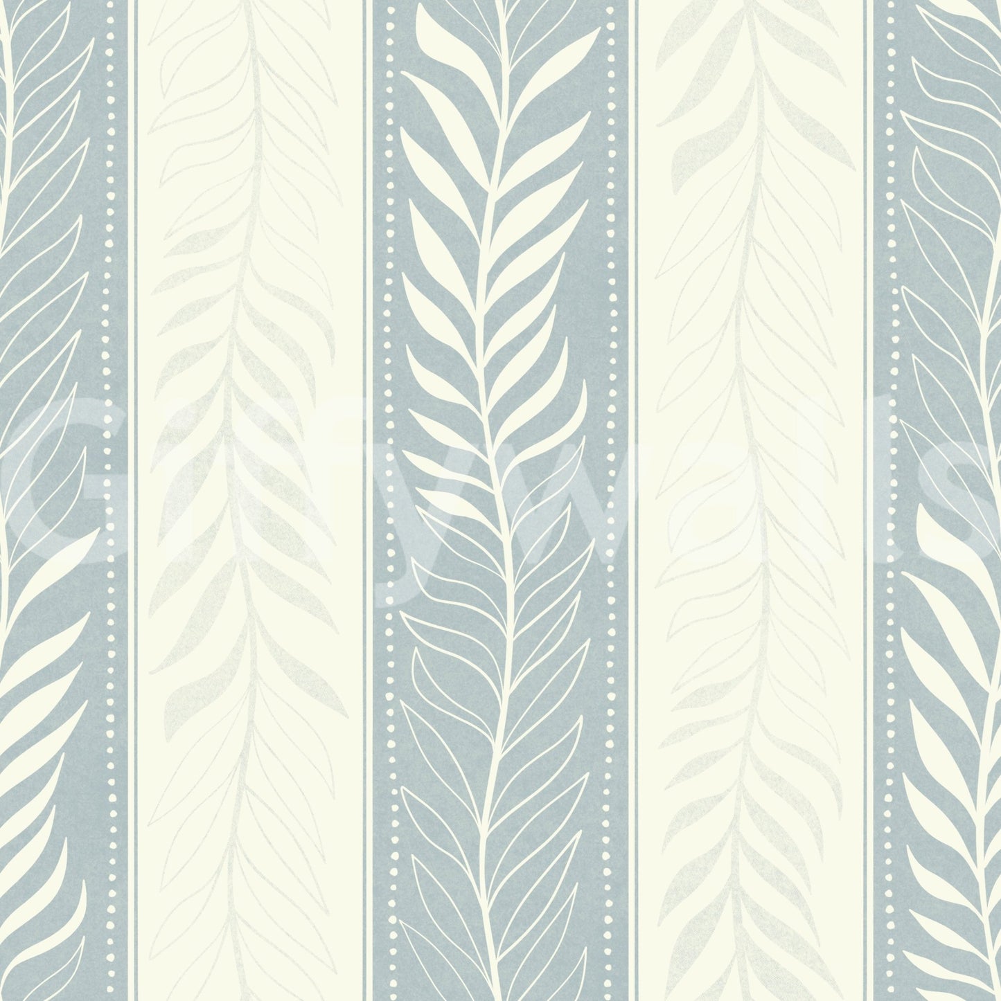 Soft foliage wall design